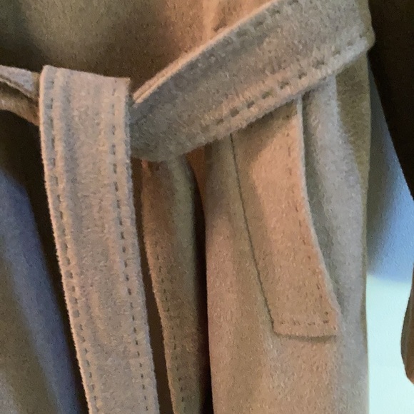 Weekend Max Mara 2  button (side to side)front tie belt/ coat color cocoa - Picture 5 of 16